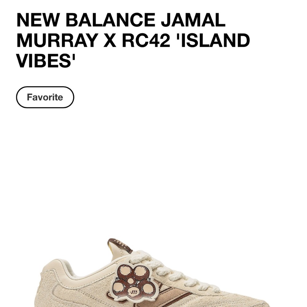 NWT New Balance RC42
Jamal Murray Island Vibes Size 7.5 Men/9 Women’s
